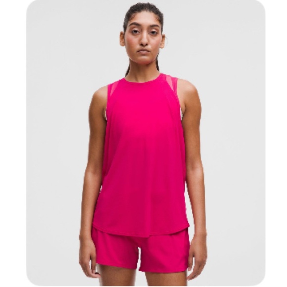 Lululemon Athletica Sculpt Tank Top- Size 6- Fuscia
